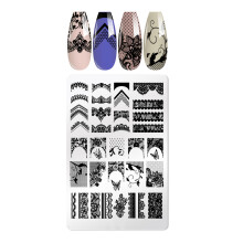 Nail Art Stamping Plate Nail Manicuring DIY Printing Tools Nail Template Plate 13style