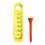 Golf Tees Height Gauge Elevator Precise Placement 20-70mm Measurement Tool Yellow 1