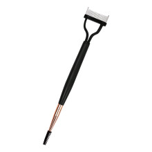 Eyebrow Brush and Comb Eyelash Separator Curved Eyelash Brush Eye Makeup Tool Black