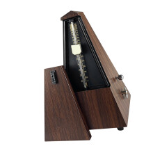 Vintage Tower Type Guitar Metronome Music Timer Mechanical Metronome Brown wood color sty