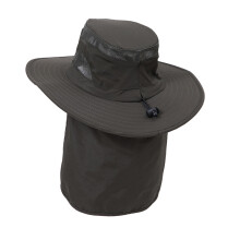 Wide Border Sun Hat Permeable Light Weight Bucket Hat Outdoor Fishing Hat Army Green