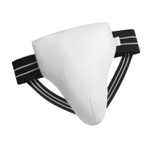 Man Taekwondo Groin Guard Kid PU Leather Groin Protector Crotch XS White male crotch