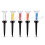 5Pcs/pack Golfs Base Castles Golfs Support Tees for Long Distant Hit Training 79mm 1