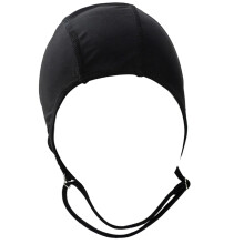 Unisex Swim Hat Diving Hat Swimming Hat  with Adjustable Strap for Man Women Black