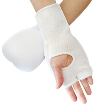 Shin Guards for Kickboxing Leg, Muay Thai Training Leg Insteps M Handguard white