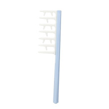 Antler Shape Hair Seam Comb Hairdressing Comb for Thick,Curly,Wavy or Long Hair Blue