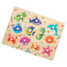 Wooden Farm Animal Puzzles Set for Kids 3-6 Years Old Educational Activity A504