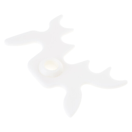 Black Plastic Billiard Bridge Head Slip On Cue Bridge Pool Table Bridge Head White
