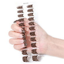 French Nails Polish Stickers Gels Nails Stickers Nails Polish Wraps for Woman 90style