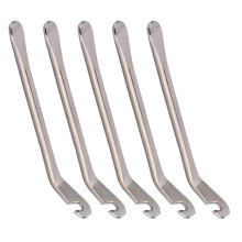 5Pcs Bicycles Tyre Lever Tube Remover Tool Portable Steel Bike Tire Opener Silver