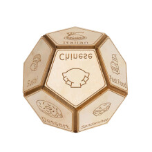 Interactively Educational 12 Panel Zodiacs Dices Portable 12 Sided Tabletop Dices 12 Food