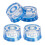 4Pcs Speed Control Knobs for Electric Guitar, Guitar Volumes Tone Control Knobs Blue 1