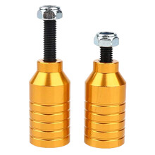 2lots Aluminum Alloys Scooters Grinds Peg Durability Scooters Hardware Peg Gold