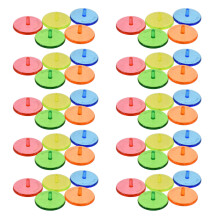 50Pcs Round Shaped Golf Balls Position Mark Markers for Golf and Baseball
