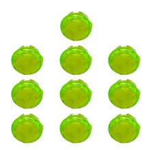 10Pcs 24mm/30mm Push Button Replacement Video Game Console Start Cion Switches Yellow 24mm