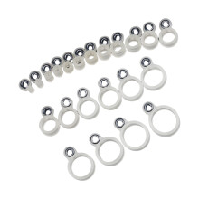 14/22Pc O Rings Fishing Rod Wire Ceramic Rings Fishing Line Guide Rod wire rings are l