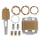Battery Holder Pouches with Elastic String and Spring Cord Lock Sand color 1