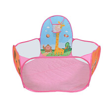 Portable Crawl Playpen Ball Pit Tent for Toddlers' Indoor and Outdoor Adventures Pink