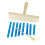 Handheld Percussion Instrument Wood Frame Practice Windchimes Aluminum Texture Blue 1