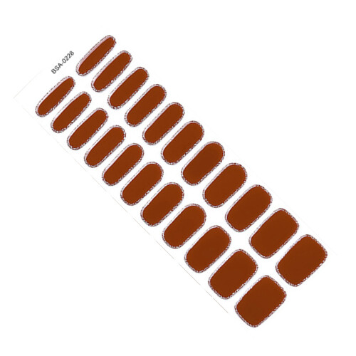 22Pcs Gel Nail Wraps Quick Application No Curing Needed for Stylish Nails 0228