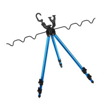 Fishing Rod Rest Tripod Stand Fishing Accessory Aluminum Folding Tripod Bracket