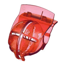 Golf Putting Golf Ball Markers Alignment Tool Golf Ball Line Clip Liner Marker Red