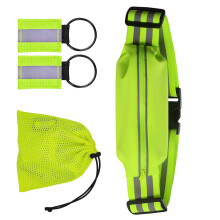 Multiurpose Elastic Sports Waistband Bag with Reflective Detail for Lifestyle