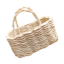 Punnet Dollhouses Accessory Mini Woven Basket for Role Playing Props 02