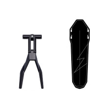 Carbon Fibers Look Bike Mudguards Weatherproofed Fashion Bicycles Model E Cushion package