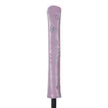 Star Pattern Golf Alignment Stick Cover PU Leather Alignment Stick Headcover Purple