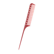Hair Styling Comb Resin Teasing Comb Hairdressing Comb Parting Comb Red