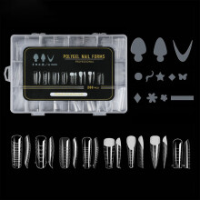 288 Pcs Nail Extension Molds Nail Forms Set Full Cover Nail Forms for Woman H092 38