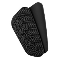 Shin Guards for Soccer Players Silicone Shin Pads Protective Football Gear Black