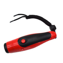 Handheld Electronic Whistle with Lanyard Outdoor Camping Safety Whistle Red