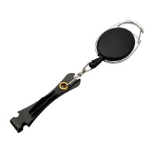 Stainles Fishing Nipper Multifunctional Knot Tyer Line Cutter Fishing Clippers Black