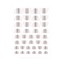 3D Nail Art Decals Adhesive Nail Stickers Decals for Diy Nail Art Decorations H34