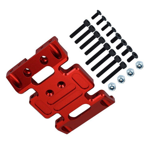 SCX10 Skid Plate for Remote Control Crawlers Car Necessary Replacement Part Red