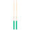 1Pair 5A/7A Drum Stick Comfortable Hand Grip Wood Drumstick for Beginner Green 7A 1