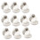 10Pcs 15g Sleek Air Cushions Case Plastic Leakproof Empty Cosmetic Packaging White 1