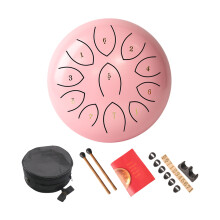 Ethereal Drum Percussions Instrument 11 Note Steel Tongue Drum with Sakura powder