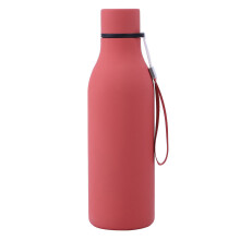 Small Mouth Bottle Outdoor Sports Portable Cup Water Bottle Enduring Handle style Rouge p