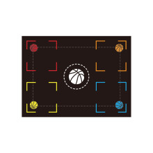 Quiet Rubber Basketball Mat Indoor Ourdoor Noise Sound Insulation Antiskid Pad 80x120cm 4