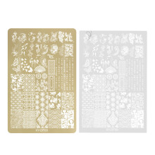 1Set Nail Art Stamping Temeplates Nail Art Stamping Plates DIY Nail Art Tools 9