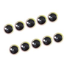 Plastic Safety Eyes Set Craft Doll Eyes Crocheting Crafts Multiple Size Orange eye