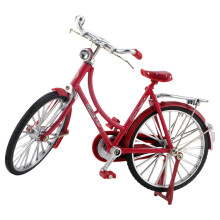 Vintage Metal Mountain Bike Figurine Perfect For Children's Play And Collectors