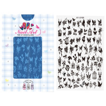 Nail Stamp Plate Nail Art Templates Lace Lines Flowers Designs Nail Art Plates EF08