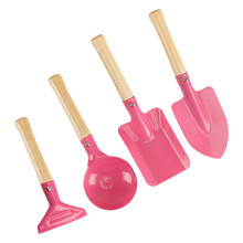 Handheld Shovel Set Sand Play Tool for Kids Outdoor Sand and Garden Exploration Pink