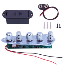Control Plate, 5 Way Switch Loaded Prewired Guitar Control Plate Set for Metal hat JB07