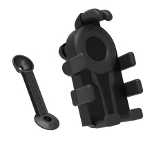 Detachable Shockproofed Bicycles Stand Secure Phone Mount Solid Cycle Phone Rack Black A