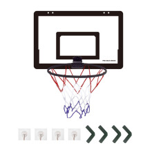 Folding Basketball Stand Small Home Exercise Basketball Hoop Easy to Classic black 24CM p